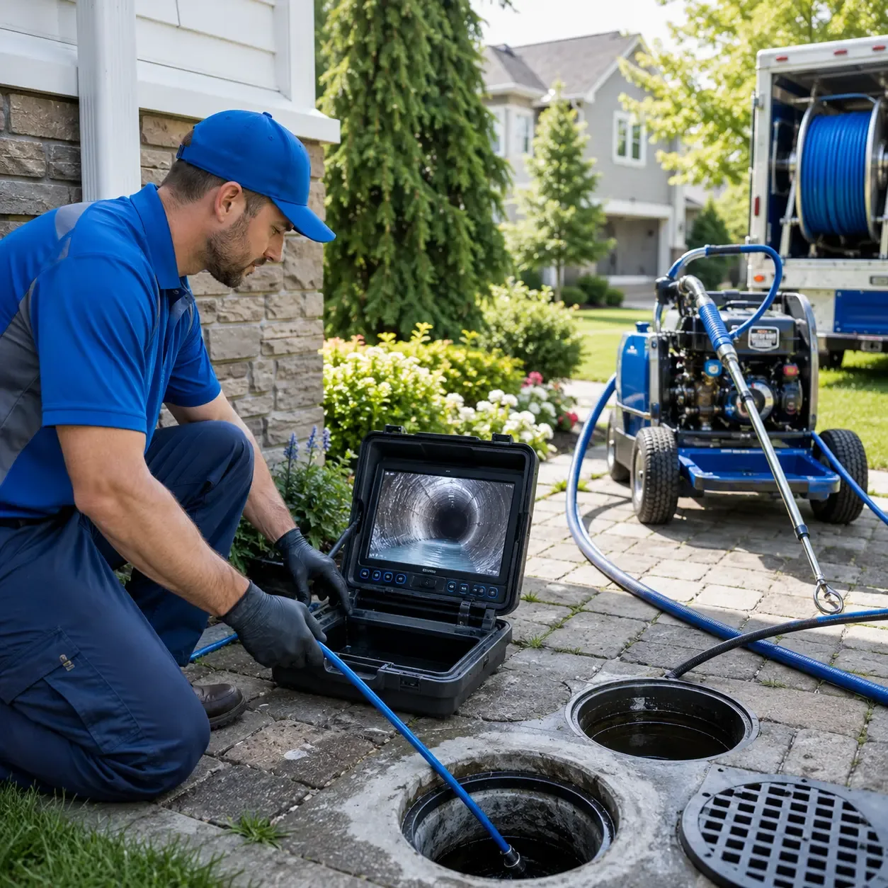 Outdoor drain cleaning professionals serving Jackson Center, OH
